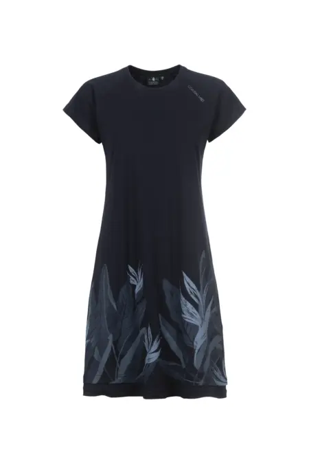 Kleid kurz, 1/2 Arm, Rundhals