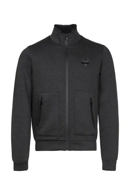 Sweatjacke, 1/1 Arm, Stehkragen