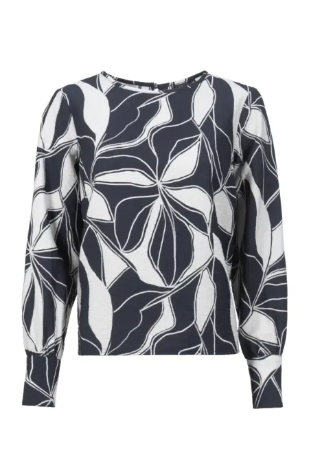 Bluse, 1/1 Arm, Rundhals