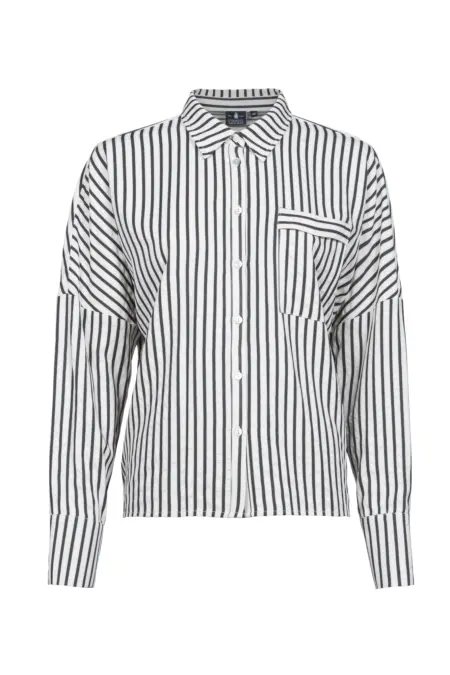 Bluse, 1/1 Arm, Hemdkragen