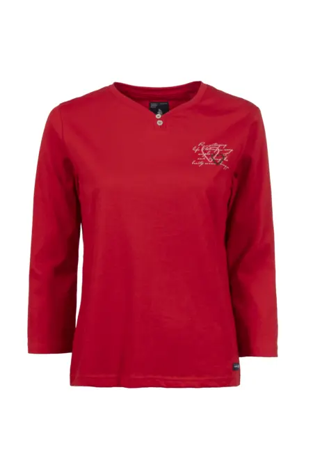 Shirt, 3/4 Arm, Henleykragen