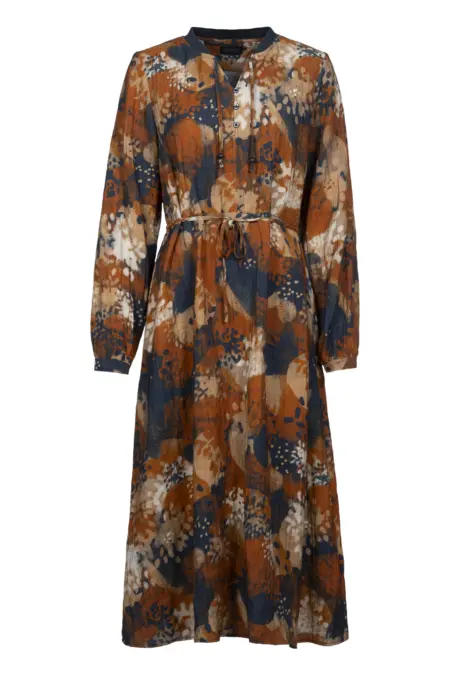 Kleid lang, 1/1 Arm, Rundhals