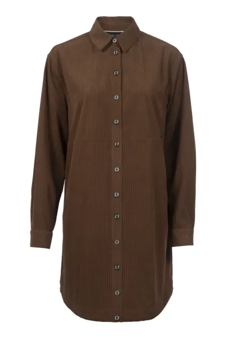 Kleid kurz, 1/1 Arm, Hemdkragen