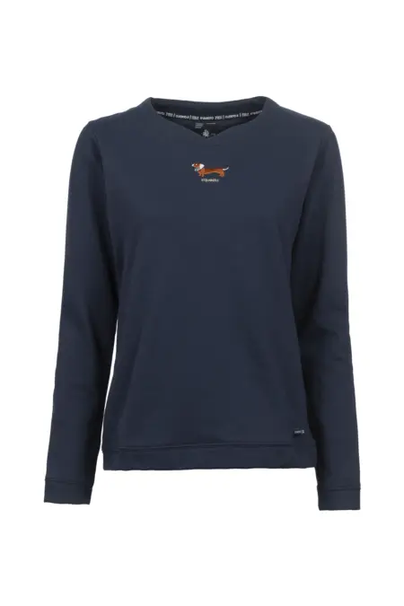Sweatshirt, 1/1 Arm, geschlitzter Rundhals