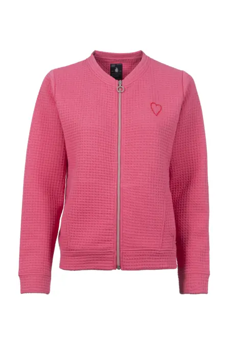 Sweatjacke, 1/1 Arm, Rundhals