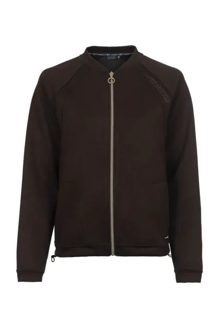 Sweatjacke, 1/1 Arm, Rundhals