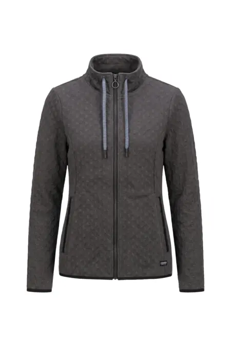 Sweatjacke, 1/1 Arm, Stehkragen