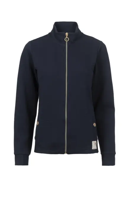 Sweatjacke, 1/1 Arm, Stehkragen