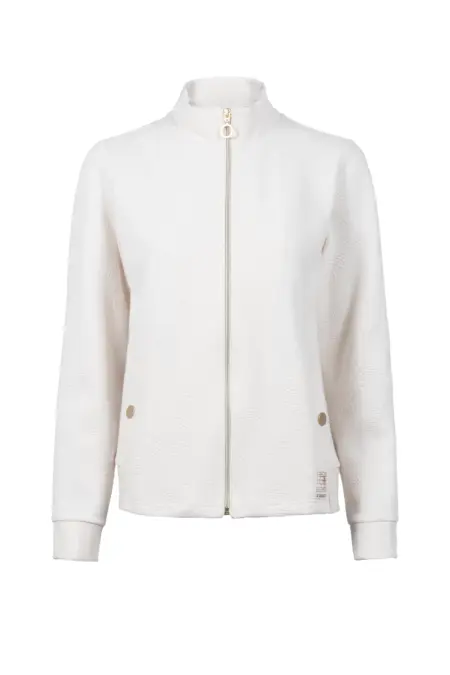 Sweatjacke, 1/1 Arm, Stehkragen