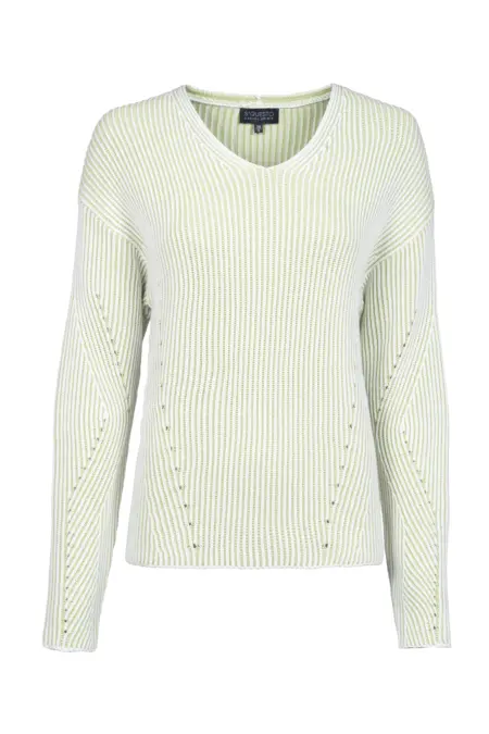 Strickpullover, 1/1 Arm, V-Ausschnitt